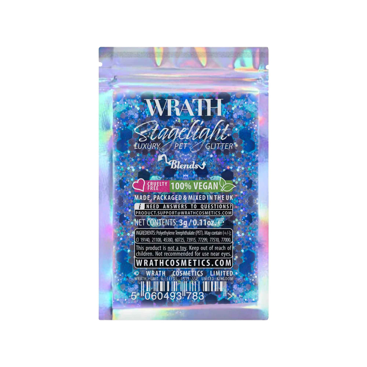 WRATH Stagelight Glitter Blends - Chunky, Shapes &amp; Fine Glitter