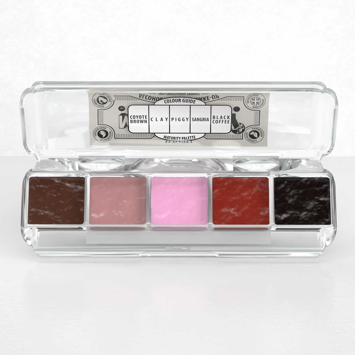 WRATH Alcohol Activated Make-up 5 Palette - Reife