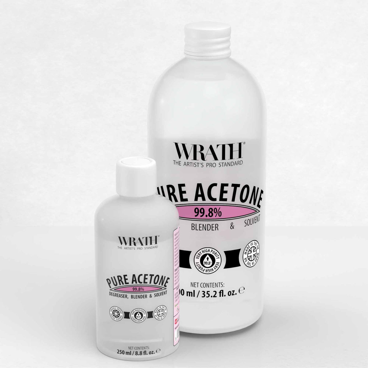 WRATH Pure Acetone 99.8% - Solvent &amp; Degreaser