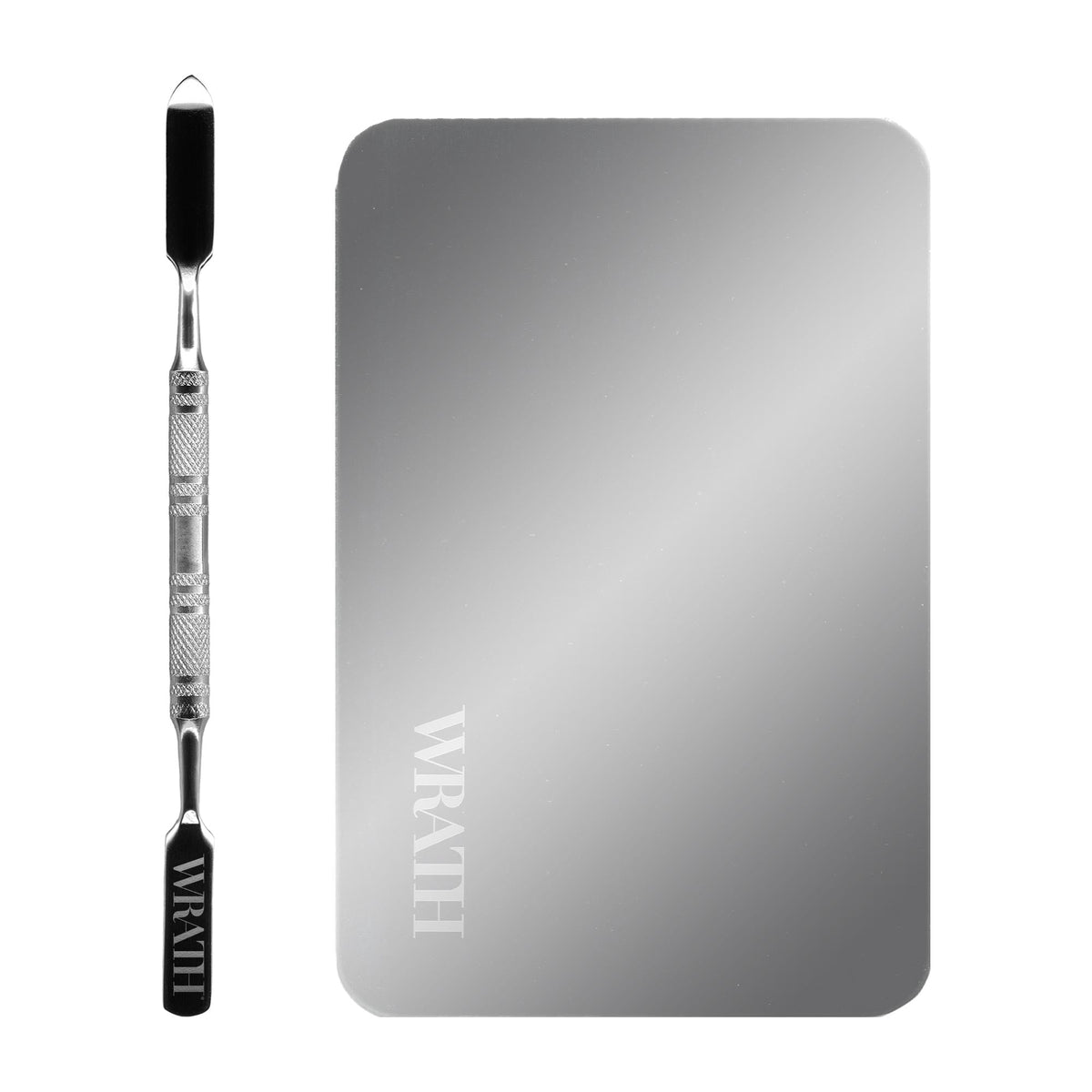 WRATH Compact Stainless Steel Palette &amp; Spatula Set