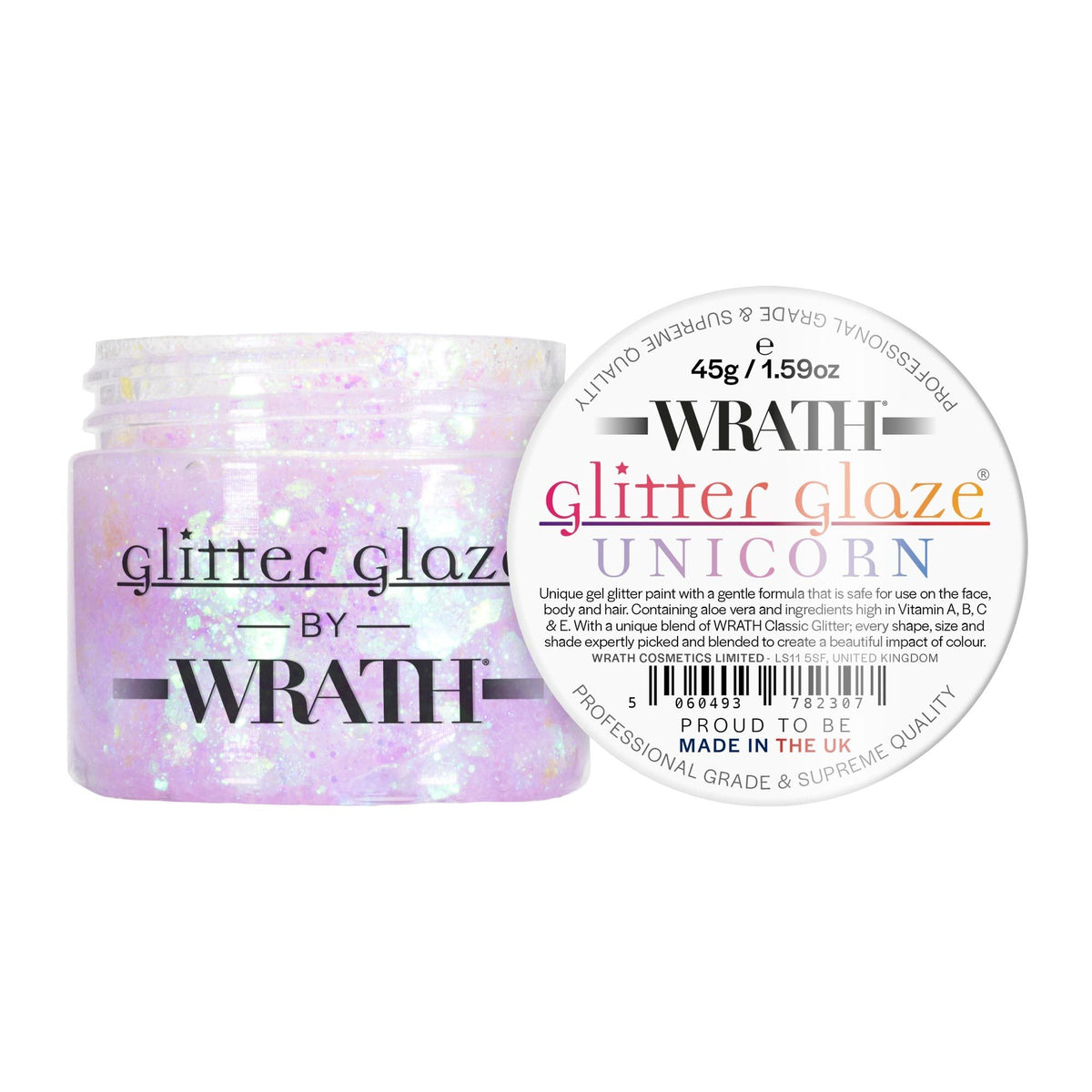WRATH Glitter Glaze® - Glitter Gel Paint for Face, Body &amp; Hair